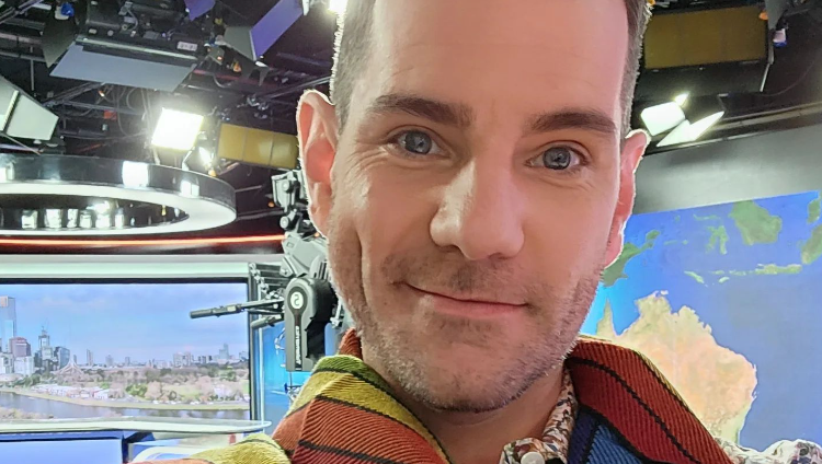 Der Wettermoderator Nate Byrne erlitt vor laufender Kamera eine Panikattacke.