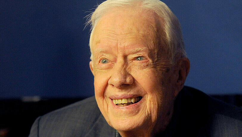 Jimmy Carter während einer Veranstaltung in New York City Jimmy Carter während einer Veranstaltung in New York City