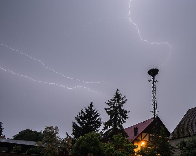 Die Bilder vom Unwetter-Chaos in Norddeutschland.