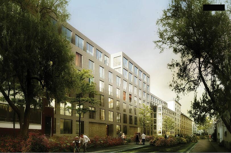 Platz 2: Immerhin viel Grün bietet der Entwurf von 03 Architekten/LeitWerk.