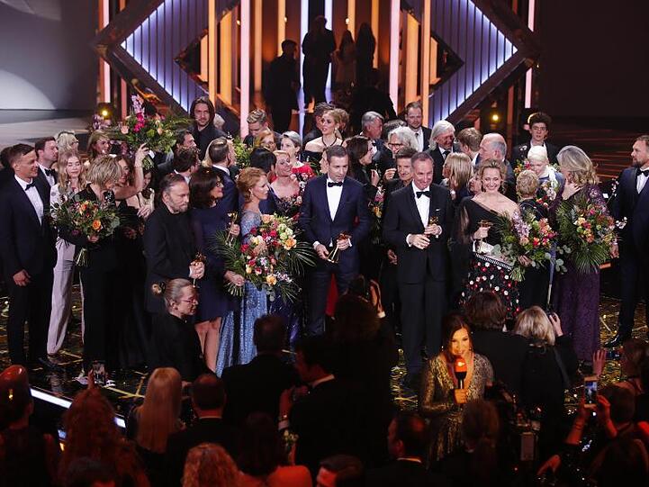 Zum Schluss der Gala - das klassische Gruppenbild.