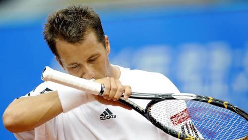 Wieder trainerlos: Philipp Kohlschreiber. Wieder trainerlos: Philipp Kohlschreiber.