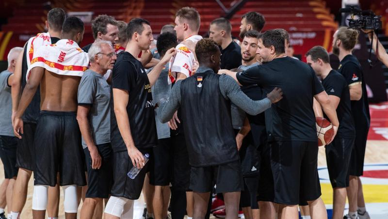 Gehen selbstbewusst in die WM in China: Deutschlands Basketballer. Gehen selbstbewusst in die WM in China: Deutschlands Basketballer.
