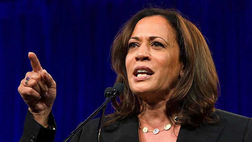 Kamala Harris bei einem Auftritt in San Francisco. Kamala Harris bei einem Auftritt in San Francisco.