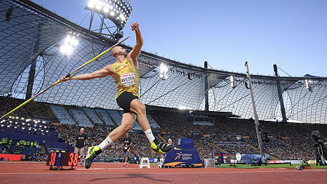 Julian Weber bei den European Championships 2022 im Olympiastadion. Da hat München gezeigt, dass die Stadt große Sportevents organisieren kann.