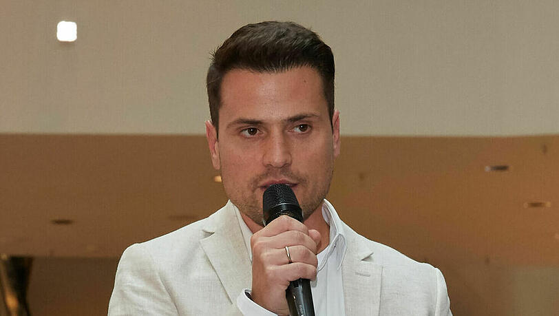 Rocco Stark bei einem Auftritt in Berlin Rocco Stark bei einem Auftritt in Berlin