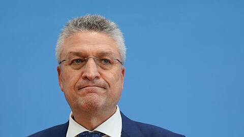 RKI-Präsident Lothar H. Wieler während einer Pressekonferenz in Berlin.