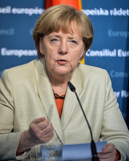Kanzlerin Angela Merkel (CDU) erreicht eine Zustimmung von 70 Prozent. Vier Prozent weniger als im Vormonat.