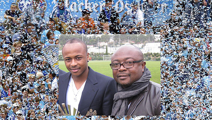 In der 1860-Zeit seines Vaters Abédi Pelé (1996 bis 1998) kickte er für die U9-Junioren der Löwen: Der ghanaische Nationalspieler André "Dede" Ayew kommt mit dem FC Swansea ins Grünwalder. In der 1860-Zeit seines Vaters Abédi Pelé (1996 bis 1998) kickte er für die U9-Junioren der Löwen: Der ghanaische Nationalspieler André "Dede" Ayew kommt mit dem FC Swansea ins Grünwalder.