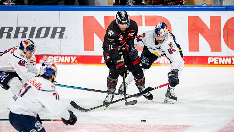 Der EHC München gewinnt auch das dritte Saison-Aufeinandertreffen gegen die  Nürnberg Ice Tigers.