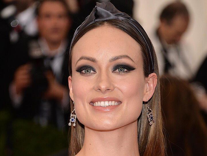 Auch Olivia Wilde steht auf Smokey Eyes