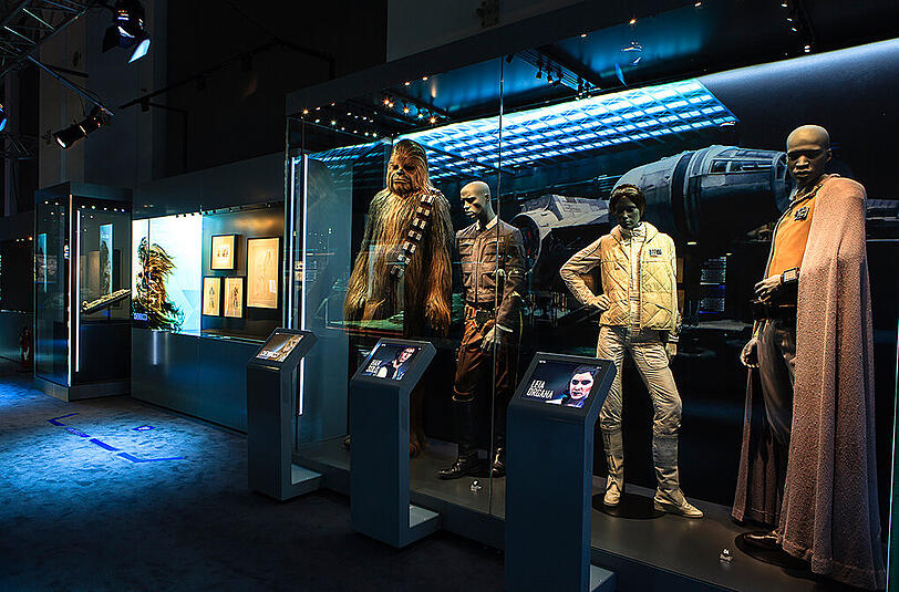 Bilder der "Star Wars Identities"-Ausstellung, die von 14. Mai bis 17. Oktober in München stattfindet.