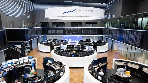 Handelssaal der Deutschen Börse