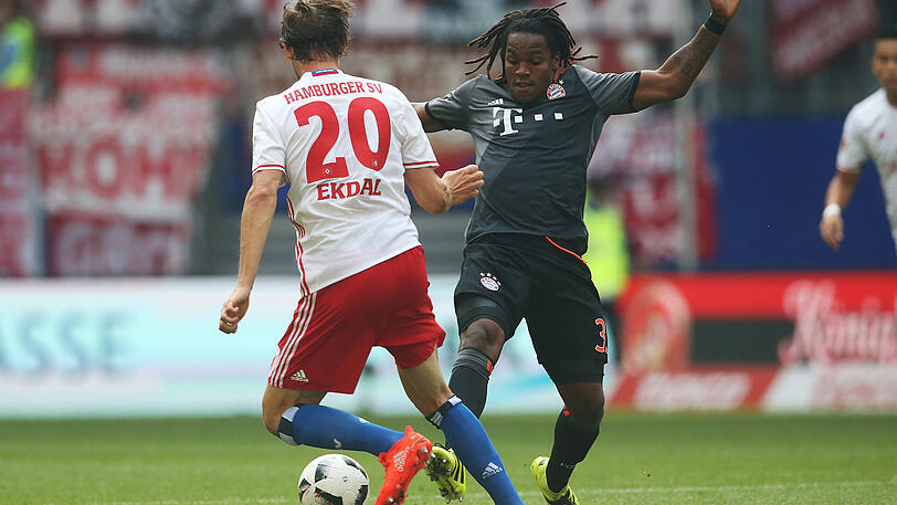 Szene aus dem Hinspiel, das die Bayern mit 1:0 gewannen.