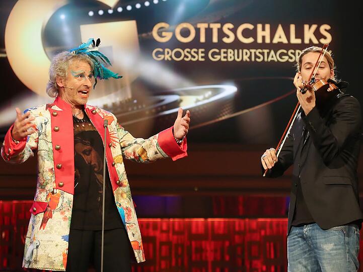 Die lustigsten Bilder vom Gottschalk-Geburtstag auf RTL...