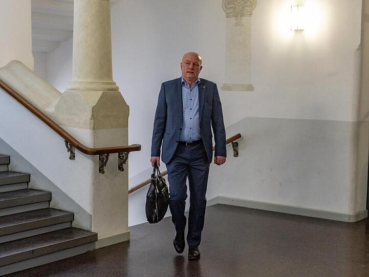 Der suspendierte Regensburger Oberbürgermeister Joachim Wolbergs. Foto: Armin Weigel/Archivbild