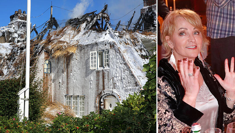 Inferno auf Promi-Insel Sylt: Ferienhaus von Ulla Kock am Brink abgebrannt