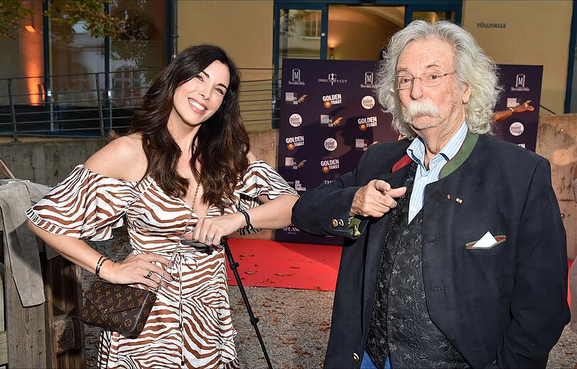 Alexandra Polzin mit Jean Puetz
Movie meets Media auf der Praterinsel  München am 10.09.2020