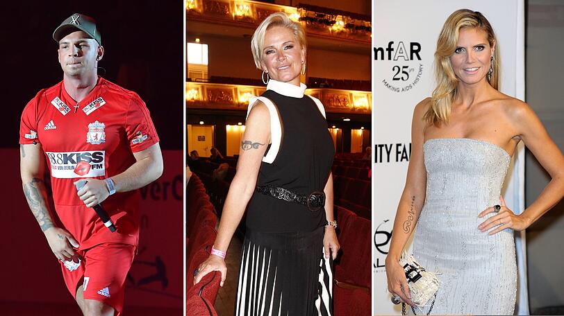 Ob diese Stars noch immer glücklich sind mit ihren Tattoos?