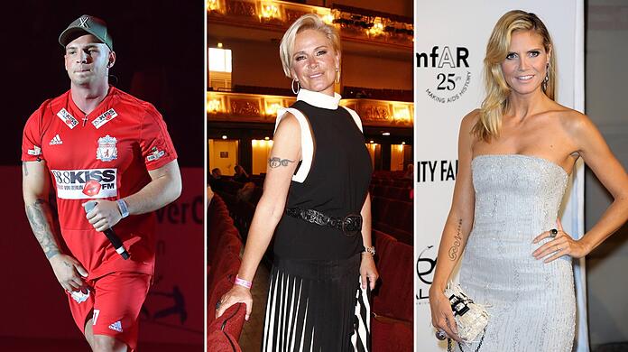 Ob diese Stars noch immer glücklich sind mit ihren Tattoos?
