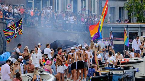 Die Canal Parade in Amsterdam am Samstag, 1. August 2026.