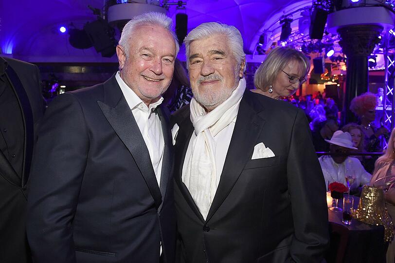 Wolfgang Kubicki mit Mario Adorf