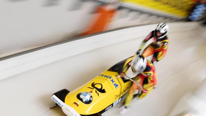 Die deutschen Bobfahrerinnen Mariama Jamanka und Annika Drazek haben beim Weltcup-Rennen in Königssee den EM-Titel geholt. Die deutschen Bobfahrerinnen Mariama Jamanka und Annika Drazek haben beim Weltcup-Rennen in Königssee den EM-Titel geholt.
