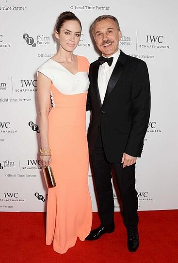 Emily Blunt und Christpoh Waltz.