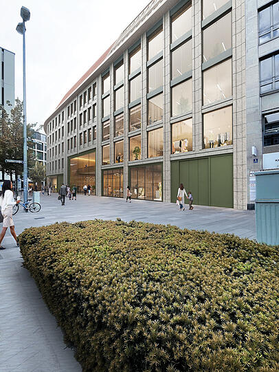 So wird die neue Fassade aussehen. So wird die neue Fassade aussehen.