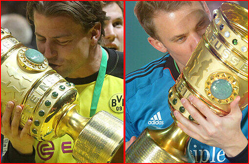 WEIDENFELLER vs. NEUER&bdquo;Sehr gut gegen Weltklasse. Neuer ist den Tick besser, der ihn auch bei Löw zur Nummer 1 macht.&ldquo;Punkt für Bayern. Stand: 0:1