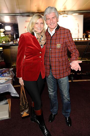 Frederic Meisner und Frau Yvonne auf der 181 Trüffel-Küchenparty.