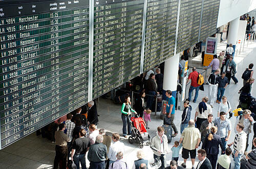Am Flughafen München wurden 2013 mehr Passagiere gezählt als je zuvor.
