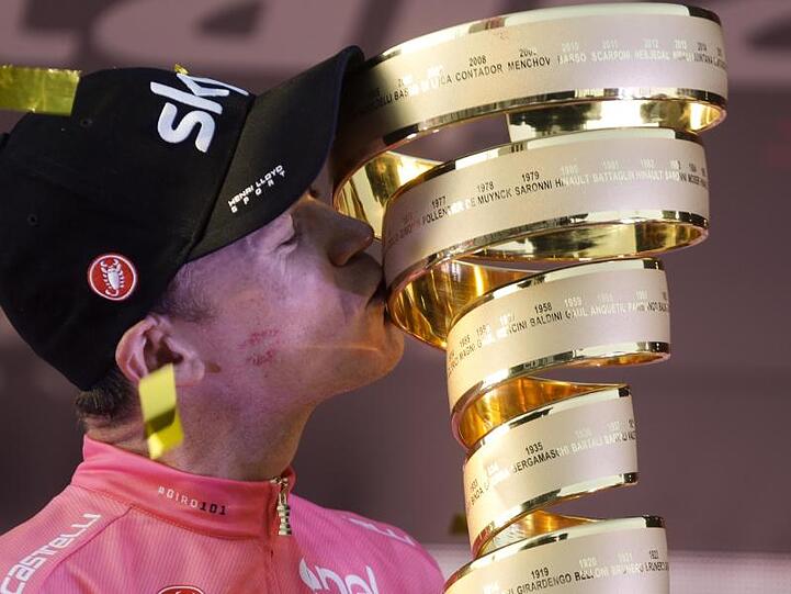 Radprofi Christopher Froome gewann zum ersten Mal den Giro d'Italia.
