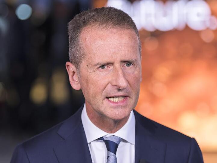 Herbert Diess: "Gott sei Dank ist nichts dran an der Geschichte".
