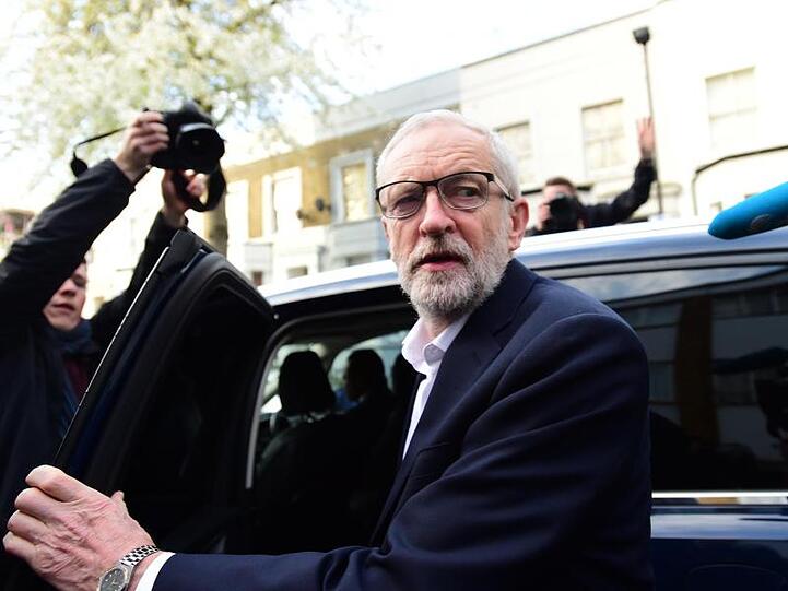 Labour-Chef Jeremy Corbyn in London.