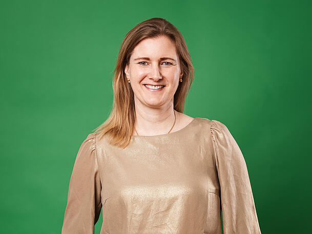 Die Gr&uuml;nen Stadtverbandsvorsitzende und BA-Chefin in der Maxvorstadt, Svenja Jarchow-Pongratz.