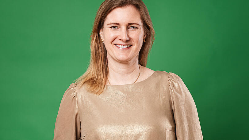 Die Gr&uuml;nen Stadtverbandsvorsitzende und BA-Chefin in der Maxvorstadt, Svenja Jarchow-Pongratz.