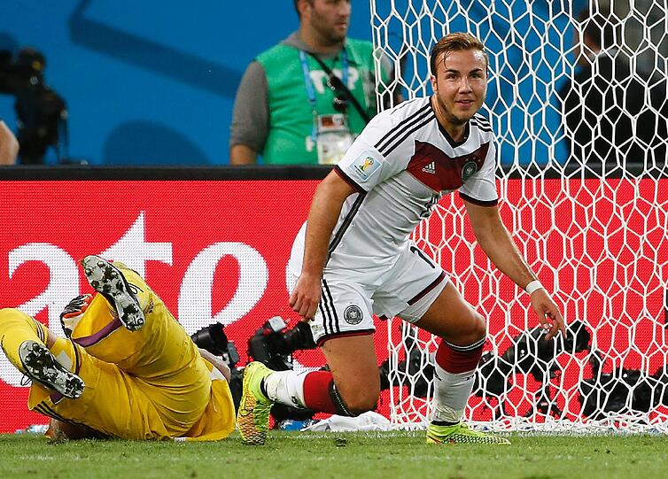 Der Held von Rio De Janeiro: Mario Götze trifft in der 113. Minute im WM-Finale.