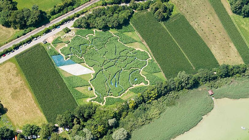 Bayern als Irrgarten: Bei Utting erlebbar.