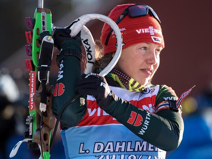 Laura Dahlmeier geht mit Erik Lesser beim Biathlon-Event auf Schalke an den Start.