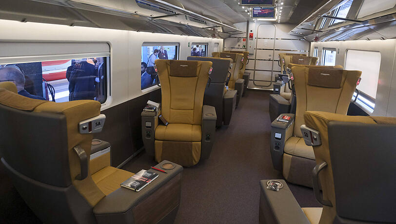 Entspanntes Reisen im Frecciarossa 1000.