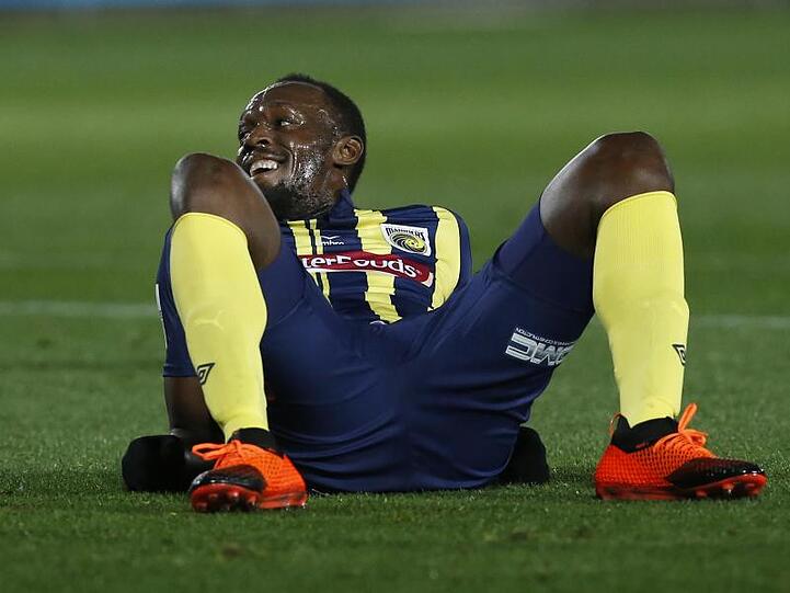 Sprintstar Usain Bolt wird doch kein Fußball-Profi.