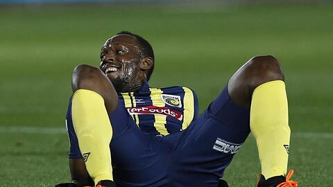 Sprintstar Usain Bolt wird doch kein Fußball-Profi.
