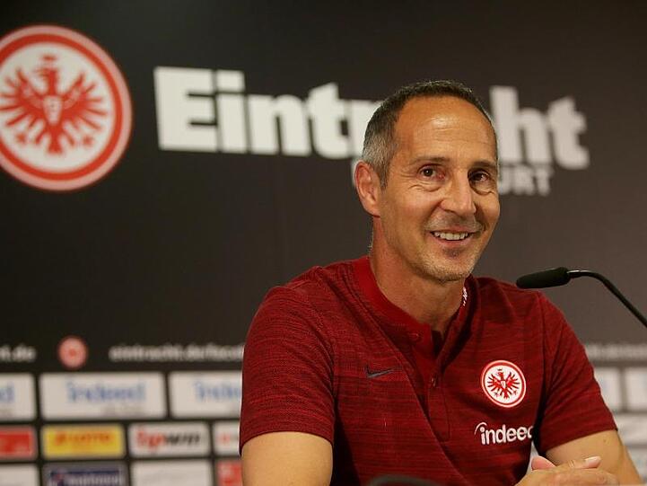 Kann sich auf zahlreiche Eintracht-Fans in Rom freuen: Frankfurt-Coach Adi Hütter.