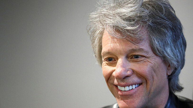 Zufriedener Silberfuchs: Jon Bon Jovi