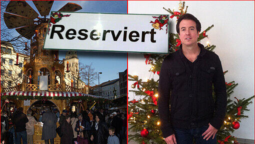 Reservierter Bereich am Christkindlmarkt? Dem Münchner Marc Meckes ist genau das an der Pyramide am Rindermarkt passiert. Reservierter Bereich am Christkindlmarkt? Dem Münchner Marc Meckes ist genau das an der Pyramide am Rindermarkt passiert.