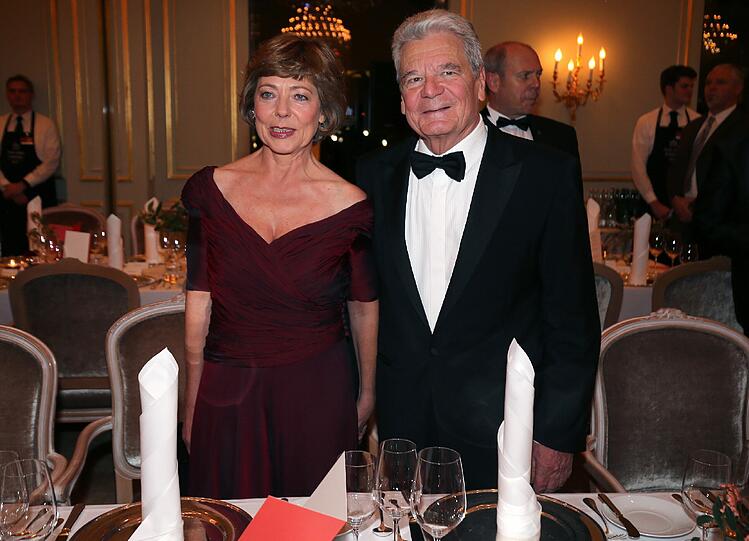 Bundespräsident Joachim Gauck und seine Lebensgefährtin Daniela Schadt