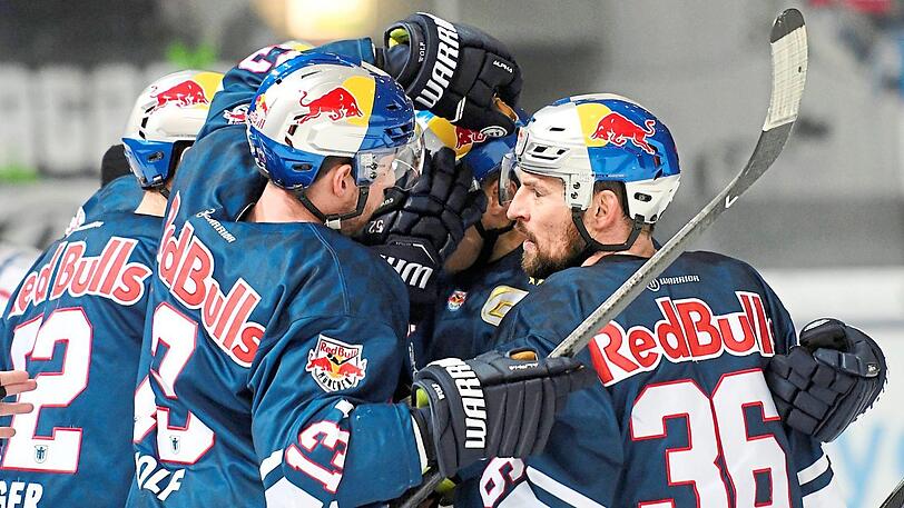 Jubel, Trubel, Halbfinale! Meister EHC Red Bull München setzte sich im Viertelfinale gegen Bremerhaven in fünf Spielen durch.