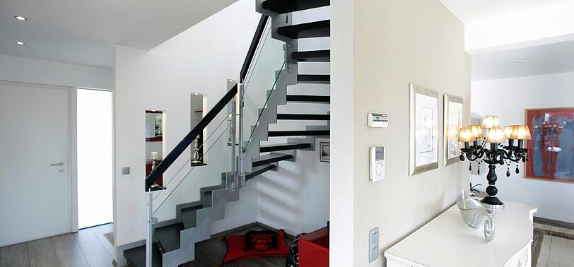 Das Haus als Wohlfühloase - dazu gehört auch eine ansprechende Gestaltung der Treppe.