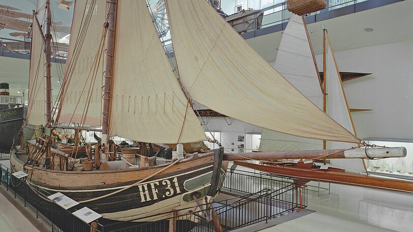 Im Deutschen Museum: der Fischewer Maria, gebaut 1880.